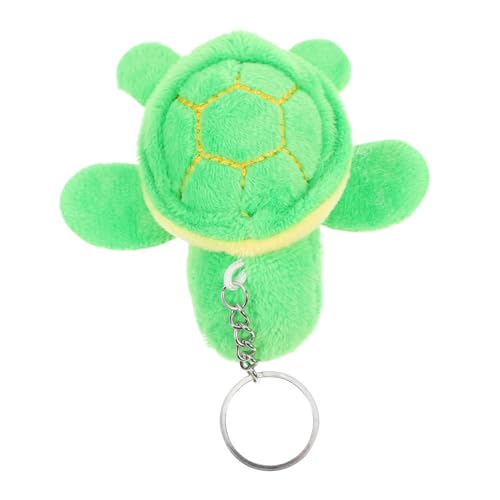 TOPBATHY kleine Schildkrötenpuppe Gefülltes Schildkrötenspielzeug Plüschpuppen-Schlüsselanhänger Niedliches Schildkrötenplüsch Schlüsselanhänger Schildkröte Mini-Rucksack-Schlüsselanhänger von TOPBATHY