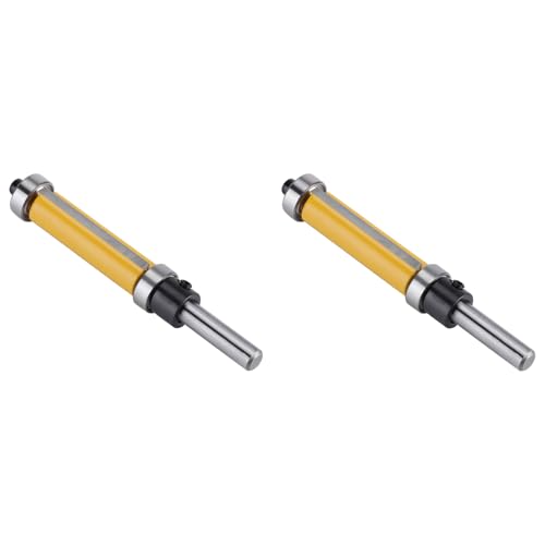 2 PCS Muster Bündig Trim Router Bit Top Lager Bündig Cut Trim Router Bit für Holzbearbeitung Schneiden Schaft Holzbearbeitung Werkzeug von TOPINCN