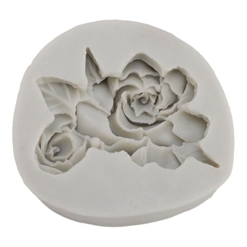 Gardenia Kerzenformen, Breite Kompatibilität, Silikonmaterial, Hochtemperaturbeständige, Einfach zu Bedienende, Multi Funktionale, Geeignete Zum Gebensgeschenken, Lebensechte von TOPINCN