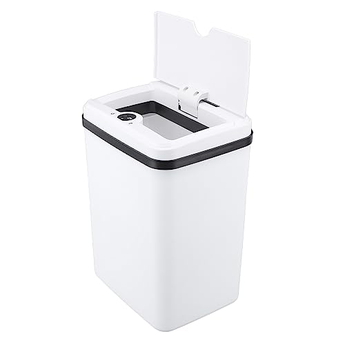 TOPINCN Intelligenter 15-Liter-Mülleimer für Toilette, Schlafzimmer, Büro, Küche, Zimmer, 4 Gallonen Komfort, Badezimmer, Freundlicher Kunststoff von TOPINCN