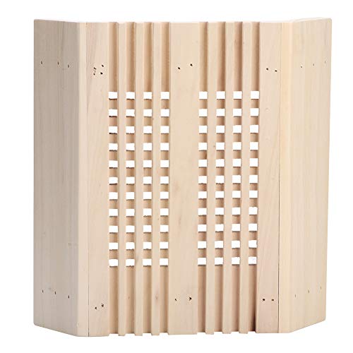 TOPINCN Saunaraum Square Wood Corner Lampenschirm Licht Abdeckung Sauna Zubehör MEHRWEG VERPACKUNG von TOPINCN