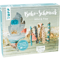 Boho-Schmuckset Wild & Free (Türkis/ Lachs) von TOPP