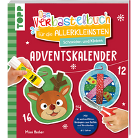 Das Adventskalender-Verbastelbuch für die Allerkleinsten. Schneiden und Kleben. Weihnachtskugeln. von TOPP