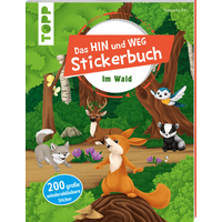 Das Hin-und-weg-Stickerbuch Im Wald von TOPP