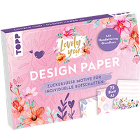 Design Paper A5 Lovely You. Mit Handlettering-Grundkurs von TOPP