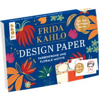 Design Paper Frida Kahlo A5. Mit Falz für Klappkarten von TOPP