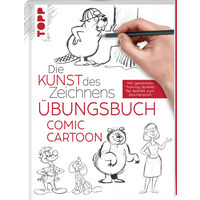 Die Kunst des Zeichnens - Comic Cartoon Übungsbuch von TOPP