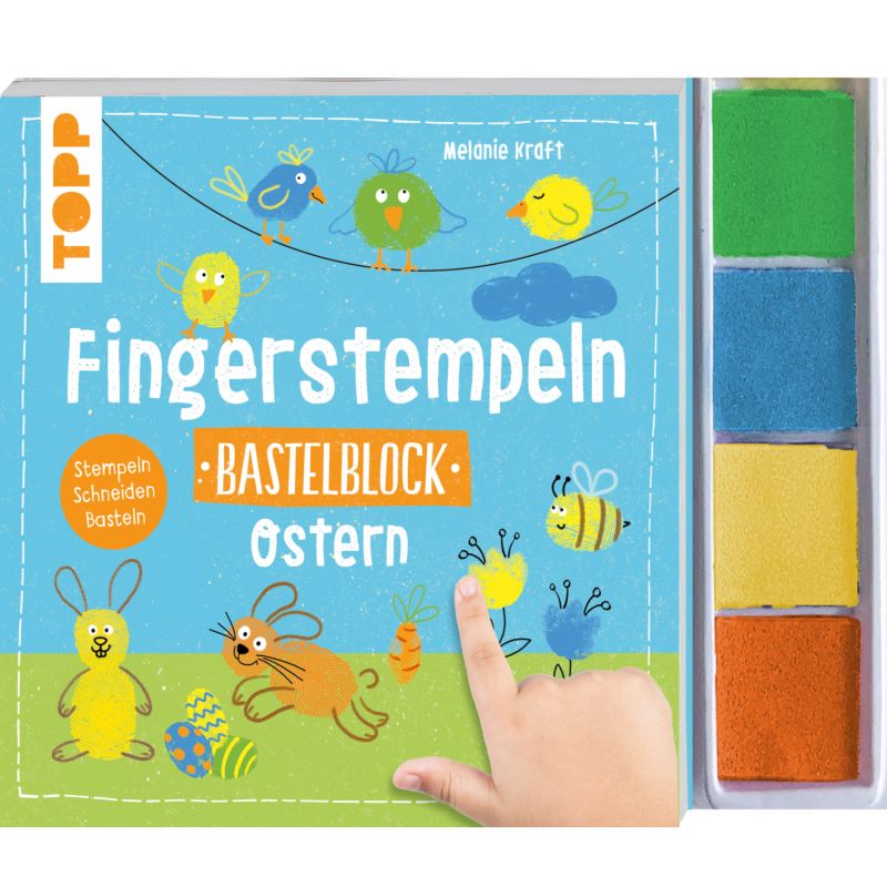 Fingerstempeln Bastelblock von TOPP