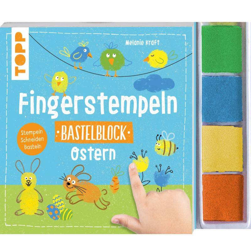 Fingerstempeln Bastelblock von TOPP