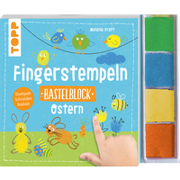 Fingerstempeln. Bastelblock Ostern von TOPP