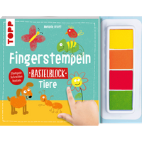 Fingerstempeln. Bastelblock Tiere von TOPP