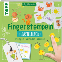 Fingerstempeln. Bastelblock von TOPP