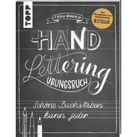 Handlettering. Die Kunst der schönen Buchstaben. Übungsbuch von TOPP