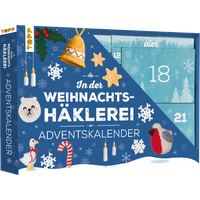 In der Weihnachtshäklerei - Der Adventskalender mit Material und Anleitungsbuch für 24 Häkelprojekte von TOPP