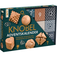 Knobelspiel-Adventskalender – Kopfnüsse, IQ Puzzles und Knobelrätsel für jeden Tag von TOPP