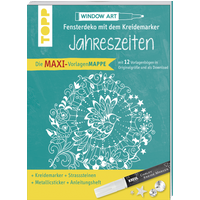 Maxi-Vorlagenmappe Fensterdeko mit dem Kreidemarker - Jahreszeiten von TOPP