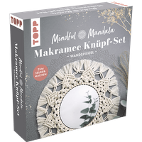 Mindful Mandala - Makramee-Knüpf-Set: Wandspiegel von TOPP