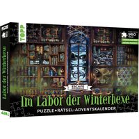 Puzzle-Rätsel-Adventskalender: Im Labor der Winterhexe – 24 Puzzles mit insgesamt 960 Teilen von TOPP