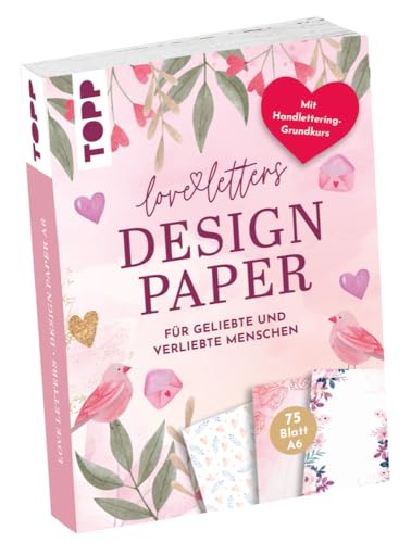 Design Paper Love Letters A6 von Frech