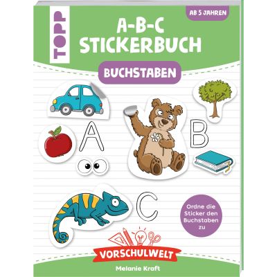 Vorschulwelt - Das A-B-C-Stickerbuch von TOPP