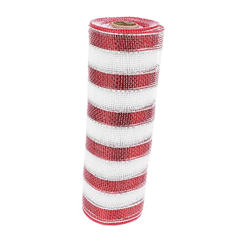 TOPPERFUN 1 Rolle Dekoratives Netzband Haarschleifen Band poly Kalk Maschenband zum Verpacken von Geschenken Dekorationen ribbon ripsband baumschmuck weihnachten Geschenkzubehör DIY liefert von TOPPERFUN