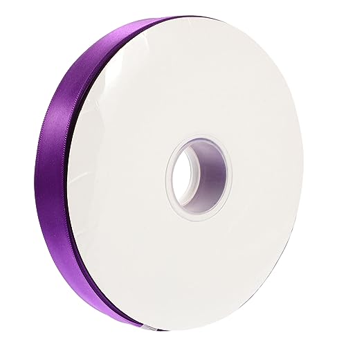 TOPPERFUN 1 Rolle Verpackungsband Party Brautjungfer Papierband Dekorative Bänder Haarbänder Band Für Blumenstrauß Kuchen Sackleinenband Hochzeitstortendekorationen Braut- Violett Polyester von TOPPERFUN