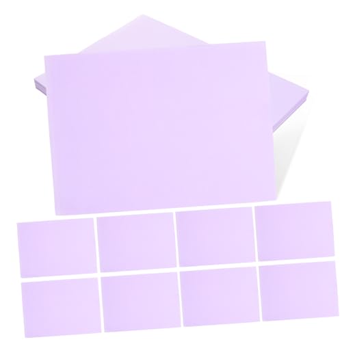 TOPPERFUN 100 Blatt Farbiges A4-papier Weißes Baupapier Druckpapiere Selber Machen Diy-papier A4 Druckerpapier Malpapier Für Kinder Bedrucken Von Papiermaterialien Druckpapier-kit Lavender von TOPPERFUN