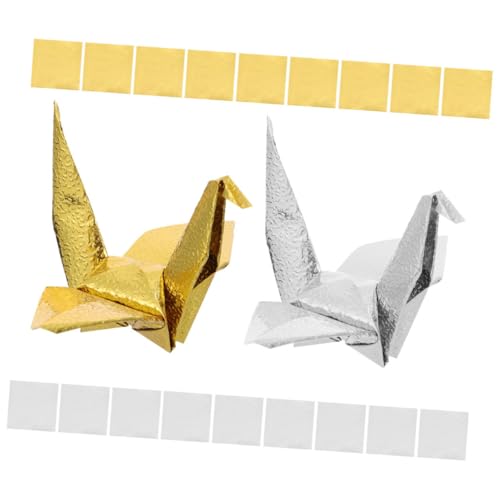 TOPPERFUN 200 Blatt Glänzendes Faltpapier Für Origami Glänzendes Bastelpapier Einseitig Helles Origami Papier Quadratisches Faltpapier Für Kinder Und Erwachsene von TOPPERFUN