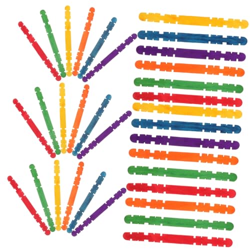 TOPPERFUN 200st Heißklebestifte Treibholz Wiki-sticks Jumbo-sticks Streichholz Farbstifte Bausätze Wachsstangen Kreative Stöcke Bastelstock Formen Für Eis Am Stiel Madera Hölzern Colorful von TOPPERFUN