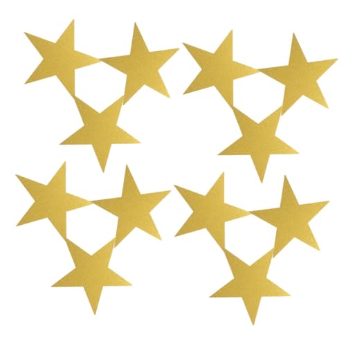 TOPPERFUN Teilige Sterndekorationen Für Partytische Konfetti Glitzersterne Goldenes Konfetti Pappausschnitte Pinnwandzubehör Goldene Sternausschnitte Goldene Tischdekorationen TOPPERFUN Teilige Sterndekorationen Für Partytische Konfetti Glitzersterne Goldenes Konfetti Pappausschnitte Pinnwandzubehör Goldene Sternausschnitte Goldene Tischdekorationen von TOPPERFUN