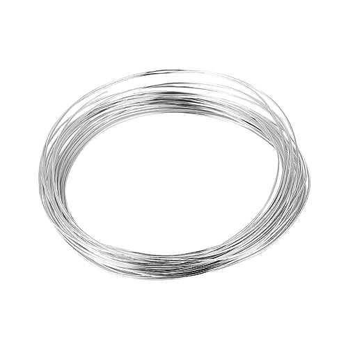 TOPPERFUN 5 Rolle Aluminium Diy Draht Basteln Armbandherstellung Aus Draht Schmuck Aus Draht Ringdraht Draht Zur Schmuckherstellung Schmuckdraht Schmuck Draht Schmuckzubehör Draht Silver von TOPPERFUN