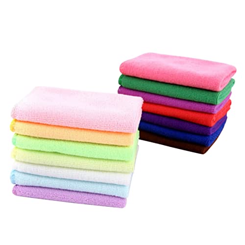 TOPPERFUN 50Stücke Mikrofaser Reinigungstücher Mischfarbe Ultra Putztücher Für Auto Möbelpflege Für Fensterscheiben Und Bildschirme TOPPERFUN 50Stücke Mikrofaser Reinigungstücher Mischfarbe Ultra Putztücher Für Auto Möbelpflege Für Fensterscheiben Und Bildschirme von TOPPERFUN