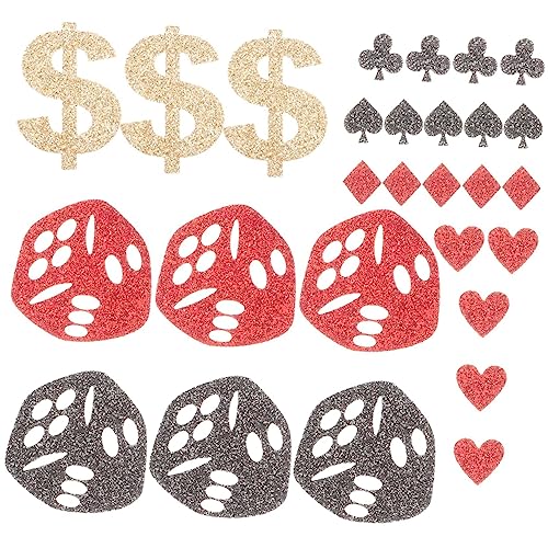 TOPPERFUN Glitzer Poker Konfetti für Themenfeiern Tischdeko für Junggesellenabschied und Geburtstagsfeiern für Einladungen Gratulationskarten und Partyschmuck TOPPERFUN Glitzer Poker Konfetti für Themenfeiern Tischdeko für Junggesellenabschied und Geburtstagsfeiern für Einladungen Gratulationskarten und Partyschmuck von TOPPERFUN