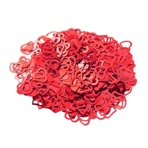 TOPPERFUN Herzkonfetti für Hochzeiten Dekoratives Herz Konfetti Rot für Partys Romantische Tischdekoration und Diy Projekte Langlebig und Wiederverwendbar für Hochzeiten und Feierlichkeiten TOPPERFUN Herzkonfetti für Hochzeiten Dekoratives Herz Konfetti Rot für Partys Romantische Tischdekoration und Diy Projekte Langlebig und Wiederverwendbar für Hochzeiten und Feierlichkeiten von TOPPERFUN