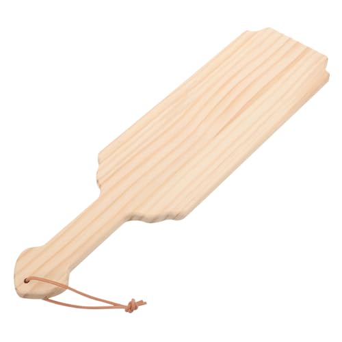 TOPPERFUN Holzpaddel holzspielzeug holzspielsachen holzboot Holzrohling woodcarver Bretter Kanus paddeln sup -Paddel Mini Zuhause unfertiges Paddel Malerei hängende Verzierung Beige von TOPPERFUN