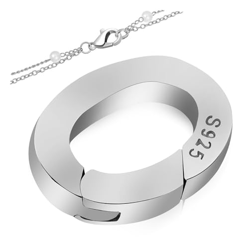 TOPPERFUN Schmuckschnalle Kettenverschluss Ersetzen Armbandverschlüsse Und Verschlüsse Schmuckzubehör Verschlüsse Für Schmuck Verschlüsse Zur Schmuckherstellung Silber- Silver von TOPPERFUN