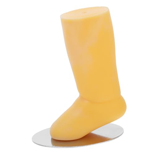 TOPPERFUN Sockenständer für Kleinkinder Schaufensterpuppe Fußmodell Fußform für Schuhe 9 Cm Säuglingsfuß Beige von TOPPERFUN