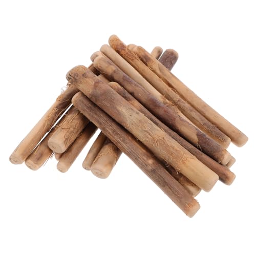 TOPPERFUN Treibholz-Dekor Dekorzweige Zweige zum Basteln natürliche Zweige Treibholz zum Basteln natürliche Baumrinde holzdeko holzarbeiten Log-Sticks Holzscheite für Bastelzwecke Beige von TOPPERFUN