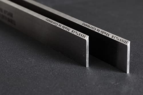 2 Stück Hobelmesser 320 x 18 x 3 mm HSS%18 Wolfram hohe Qualität von TOREX TOOLS