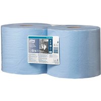 2 TORK Putztuchrollen Advanced 440 3-lagig blau, 350 Blätter von TORK