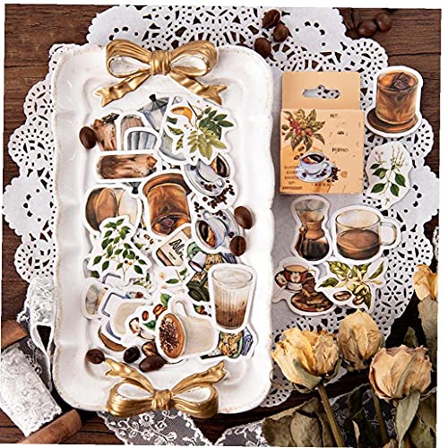 TOSSPER Coffee House Sticker Einschuss Journal Dekorative Aufkleber Scrapbooking Tagebuch Album-dekor-Stock-Aufkleber von TOSSPER