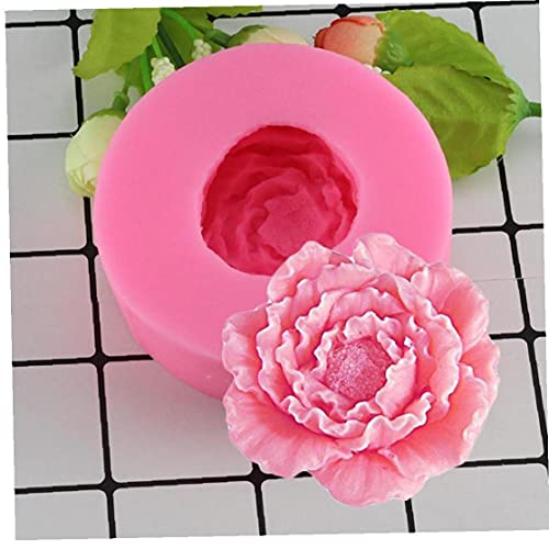 3d-pfingstrose-form-silikon-fondant Moulds Blumen Seifen-kerze-lehm-form-kuchen-hochzeit Dekorieren Werkzeuge von TOSSPER