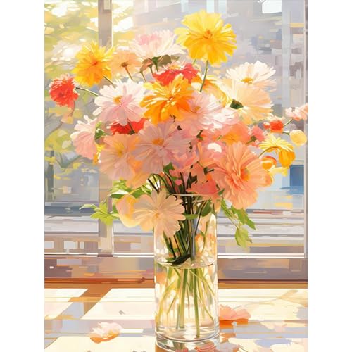 TOSTOG 5D Diamond Painting für Erwachsene,Blumen Diamant Painting Kits Bilder,Diamant Malerei DIY Diamond Painting Bilder Set 30x40cm für Wanddekor von TOSTOG