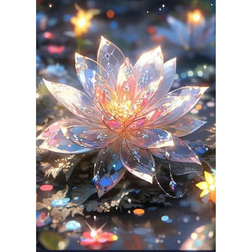 TOSTOG 5D Diamond Painting für Erwachsene,Diamant Painting Kits Bilder,Kristallblütenblätter Diamant Malerei DIY Diamond Painting Bilder Set 30x40cm für Wanddekor von TOSTOG