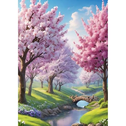 TOSTOG 5D Diamond Painting für Erwachsene,Landschaft Diamant Painting Kits Bilder,Landschaft DIY Karikatur Diamant Malerei DIY Diamond Painting Bilder Set 30x40cm für Wanddekor von TOSTOG