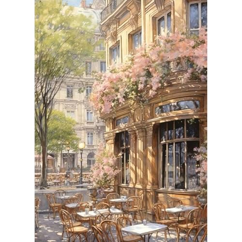 TOSTOG 5D Diamond Painting für Erwachsene,Landschaft Diamant Painting Kits Bilder,Straße Diamant Malerei DIY Diamond Painting Bilder Set 30x40cm für Wanddekor von TOSTOG