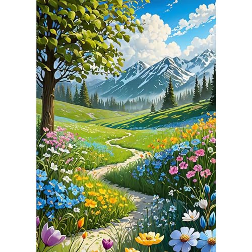 TOSTOG Diamond Painting für Erwachsene,Landschaft 5D Diamant Painting Kits Bilder,DIY Diamant Malerei Diamond Painting Bilder Set 30x40cm für Wanddekor von TOSTOG