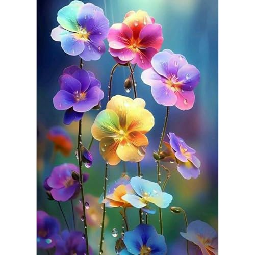 TOSTOG Diamond Painting für Erwachsene Anfänger,Blumen 5D Diamant Painting Kits Bilder DIY Full Drill Diamant Malerei Set 30x40cm für Wanddekor von TOSTOG