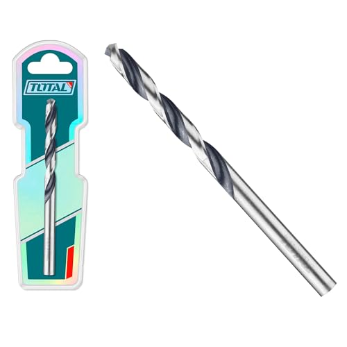 Bohrer HSS 4341, Durchmesser 6 mm, 1 Stück, 135°, verpackt in Doppel-Blister (TAC1200604) von TOTAL One-Stop-Tools-Station