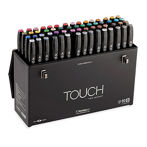 Touch Twin Marker 60er Set B Grafikmarker Designmarker von TOUCH